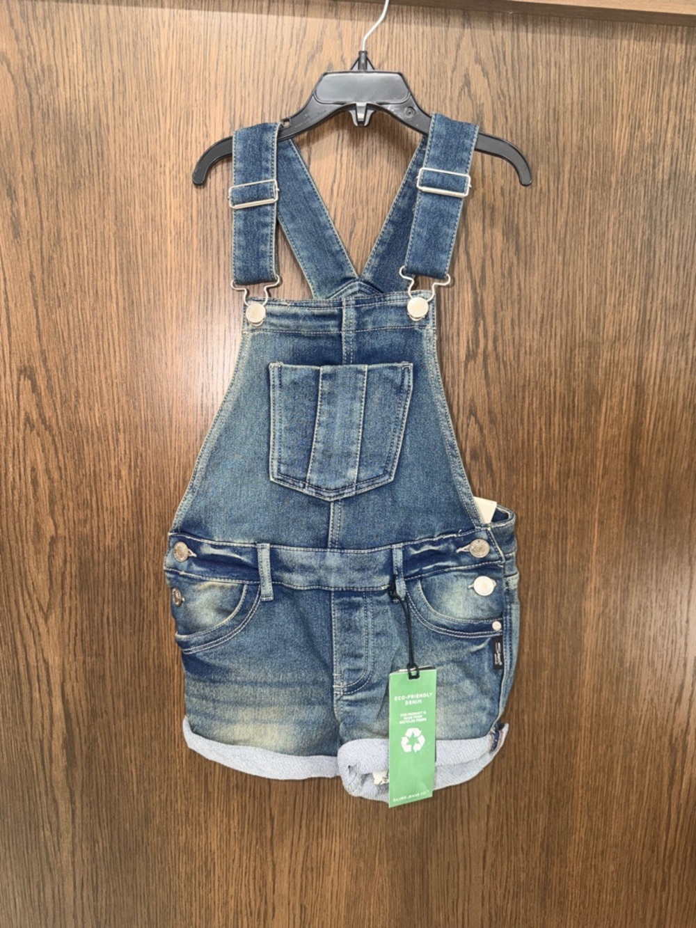 Silver Jeans NWT Girls Nisha Shorts Overalls Size 7